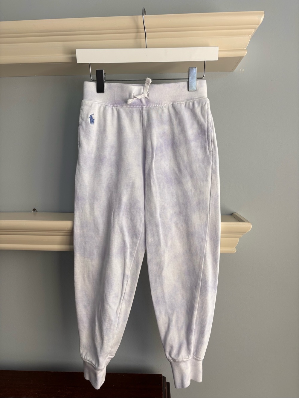 Polo by Ralph Lauren Kids Pale Lavender Tie-Dye Joggers